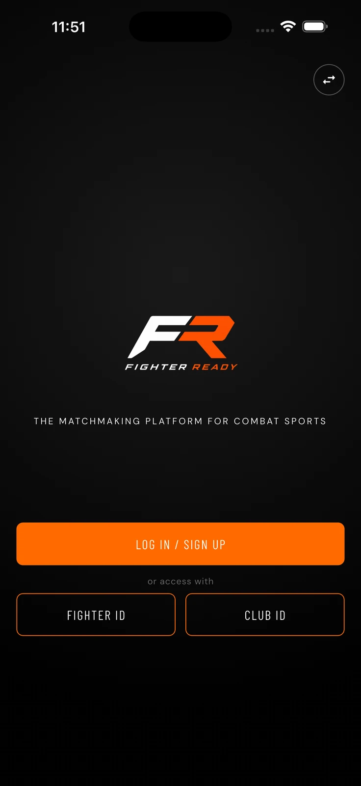 Fighter Ready application preview